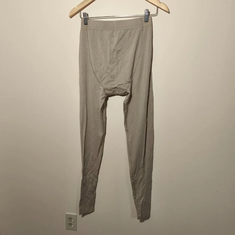 Military Surplus Wool Blend Thermal Underwear sz S Tan Cream Utility Outdoors